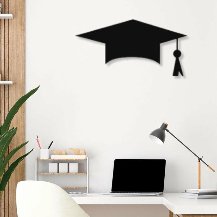 Scholar Cap Wall Art  |   Wall Accents Wall Accents Black