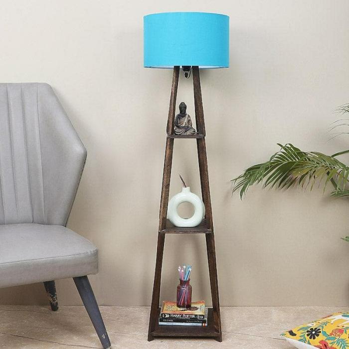 Seasa Wistera Floor Lamp With Shelf  |   Floor Lamps Floor Lamps Floor Lamps