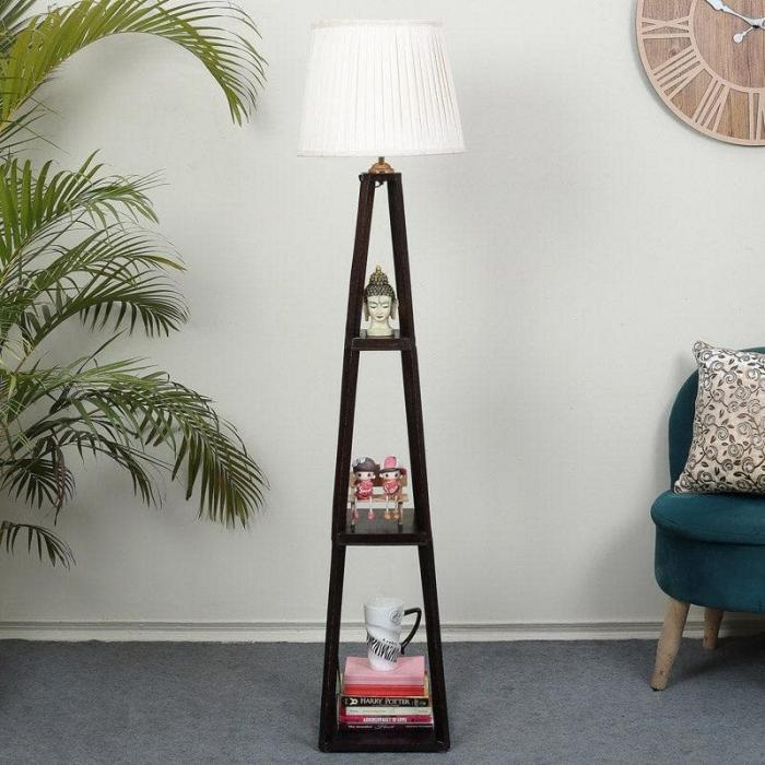 Seasa Wistera Floor Lamp With Shelf  |   Floor Lamps Floor Lamps Floor Lamps