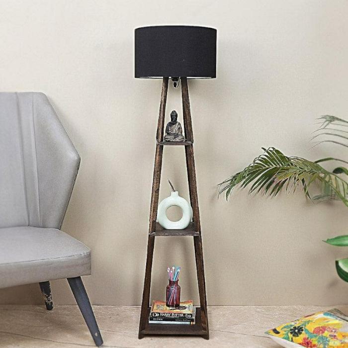 Seasa Wistera Floor With Shelf Lamp With Shelf  |   Floor Lamps Floor Lamps Floor Lamps