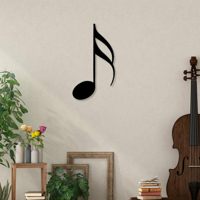 Semibreve Musical Note Wall Art  |   Wall Accents Wall Accents Black