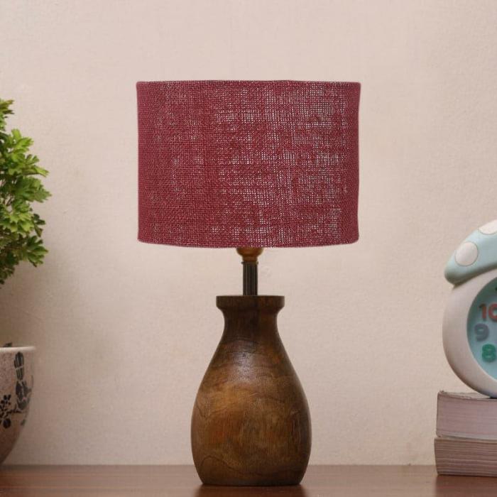 Sheldo Mista Table Lamp  |   Table Lamps Lamps & Lighting Maroon