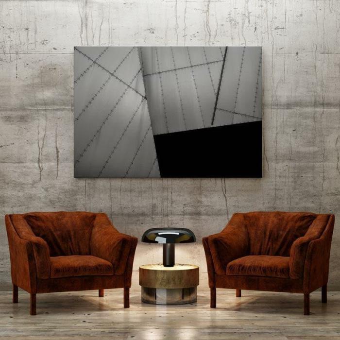 Shot Of Bolted Metal Painting  |   Wall Art & Paintings Wall Art & Paintings Grey, Black