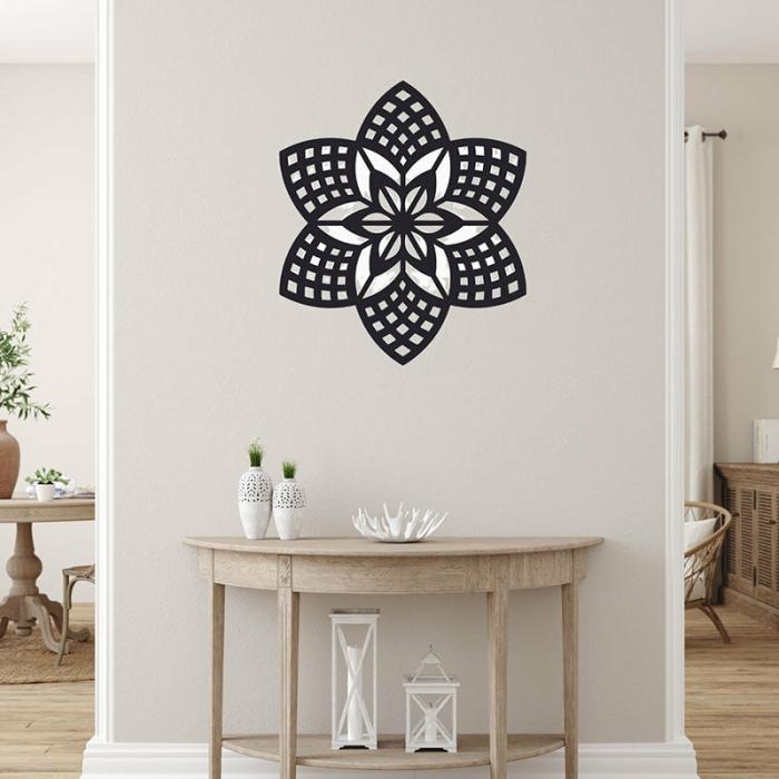 Simo Mandala Wall Art  |   Wall Accents Wall Accents Black