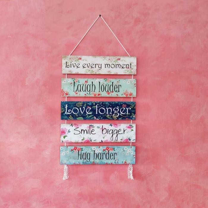 Simple Life Wall Hanging  |   Wall Accents Wall Accents Multicolor