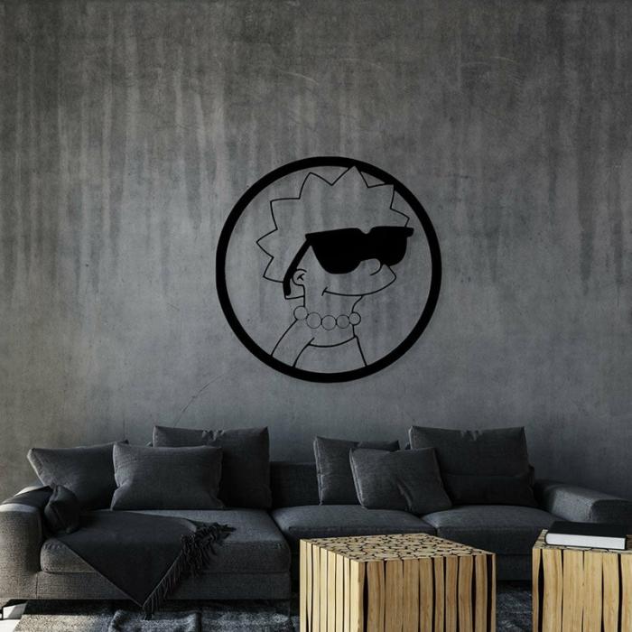 Simpsons Wall Art  |   Wall Accents Wall Accents Black