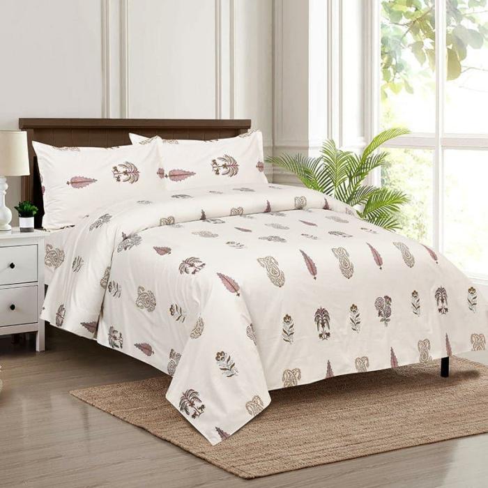 Sindhyaa Printed Bedsheet  |   Floral Bedsheets Bedsheets Floral Bedsheets