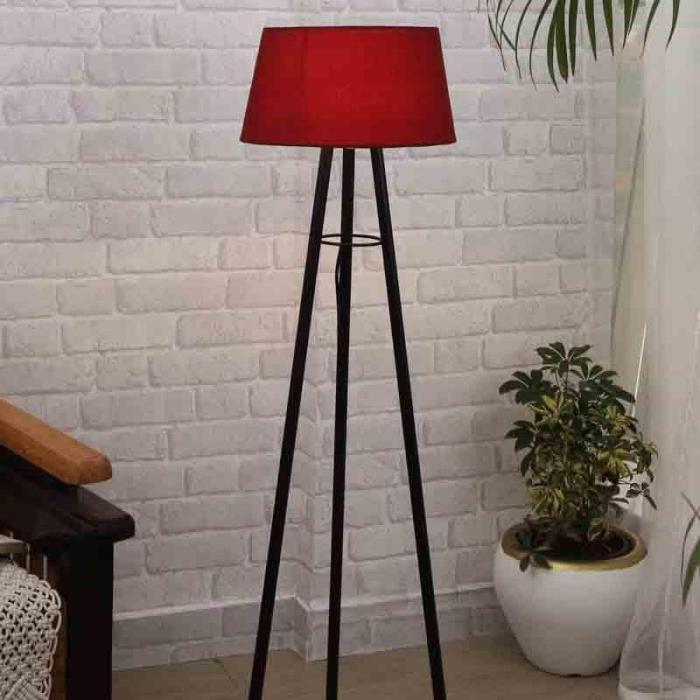 Sleekie Tripod Floor Lamp  |   Floor Lamps Floor Lamps Black, Red