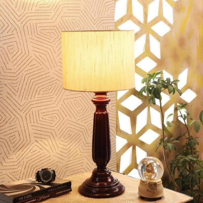 Sorar Bona Table Lamp  |   Table Lamps Lamps & Lighting Beige, Brown