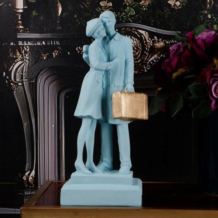 Soulmate Couple Showpiece  |   Showpieces Showpieces Blue, Gold