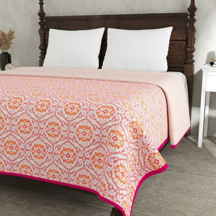 Sparkle Snow Floral Dohar  |   Dohars, Razai & Blankets Bedding Dohars, Razai & Blankets