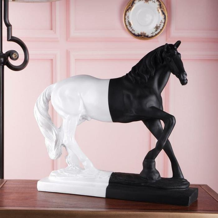 Spirited Stallion Showpiece  |   Showpieces Showpieces Black, White