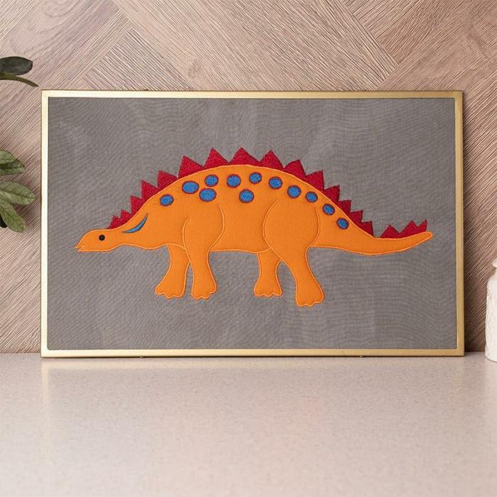 Stegosaurus Roar Wall Accent  |   Wall Accents Wall Accents Brown, Orange