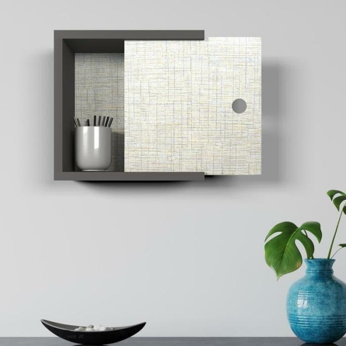 Store Up Wall Shelf  |   Wall Shelves Wall Decor Grey, Black