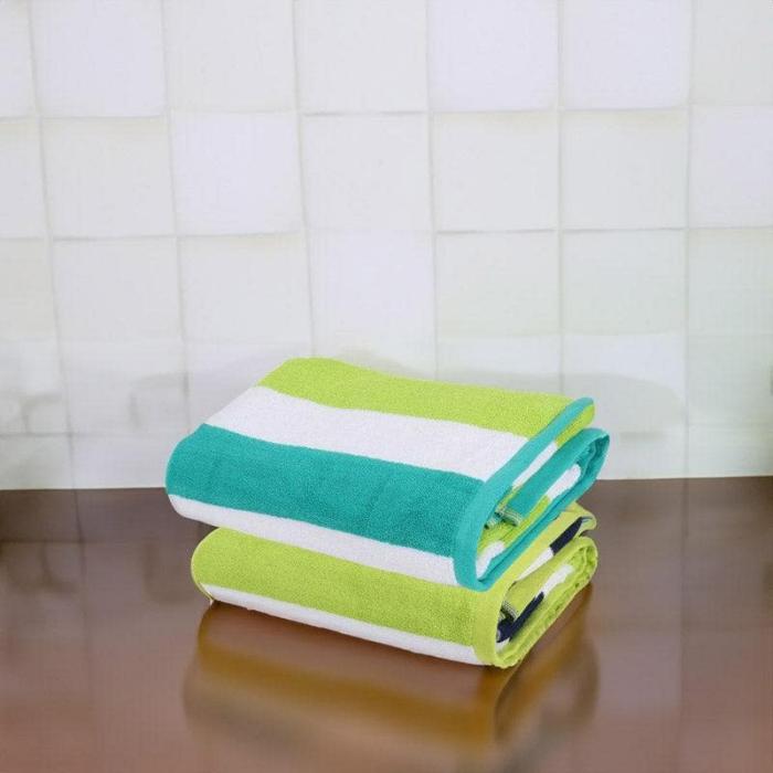 Stripe Splash Bath Towel – Set Of Two  |   Bath Towels Bath Linens Bath Towels