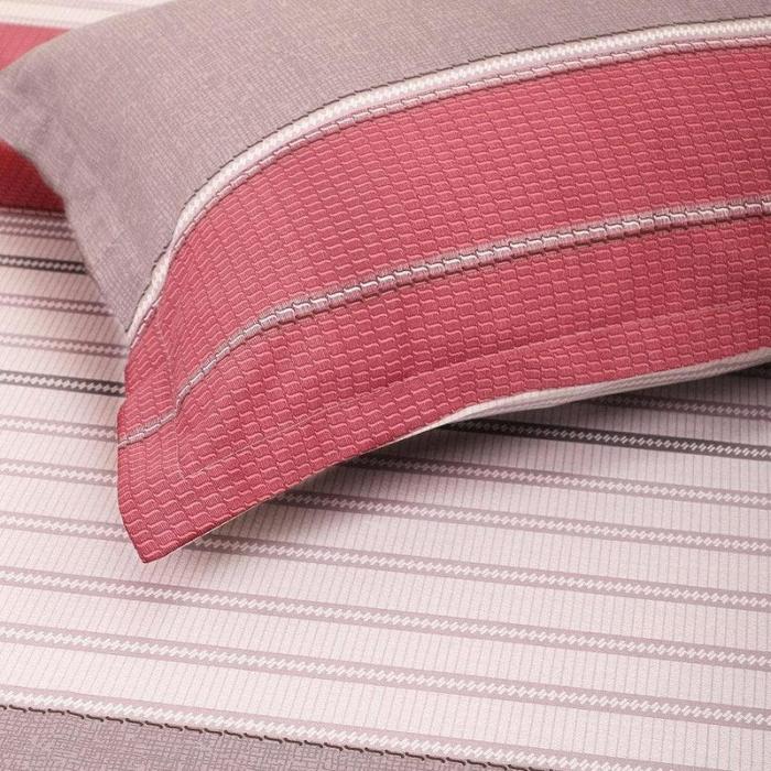 Striped Lavender Bedsheet  |   Geometric Bedsheets Bedsheets Geometric Bedsheets