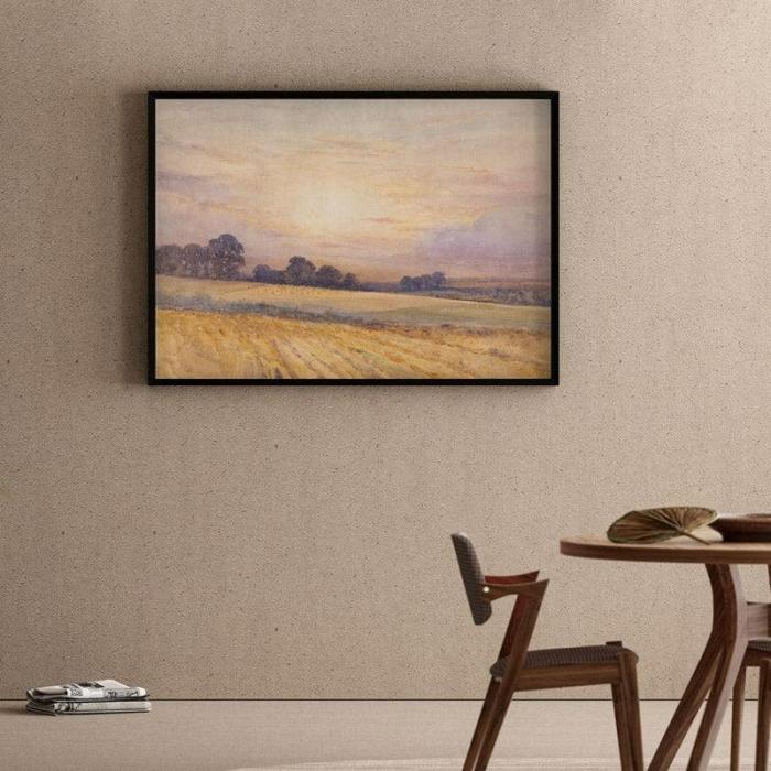 Sunset Serenity Landscape Wall Painting  |   Wall Art & Paintings Wall Art & Paintings Multicolor