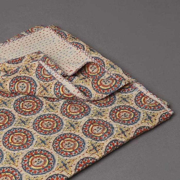 Tessellated Mandala Dohar  |   Dohars, Razai & Blankets Bedding Dohars, Razai & Blankets