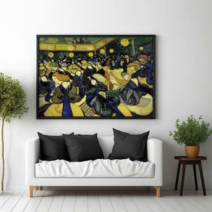 The Dance Hall In Arles By Vincent Van Gogh  |   Wall Art & Paintings Wall Art & Paintings Green