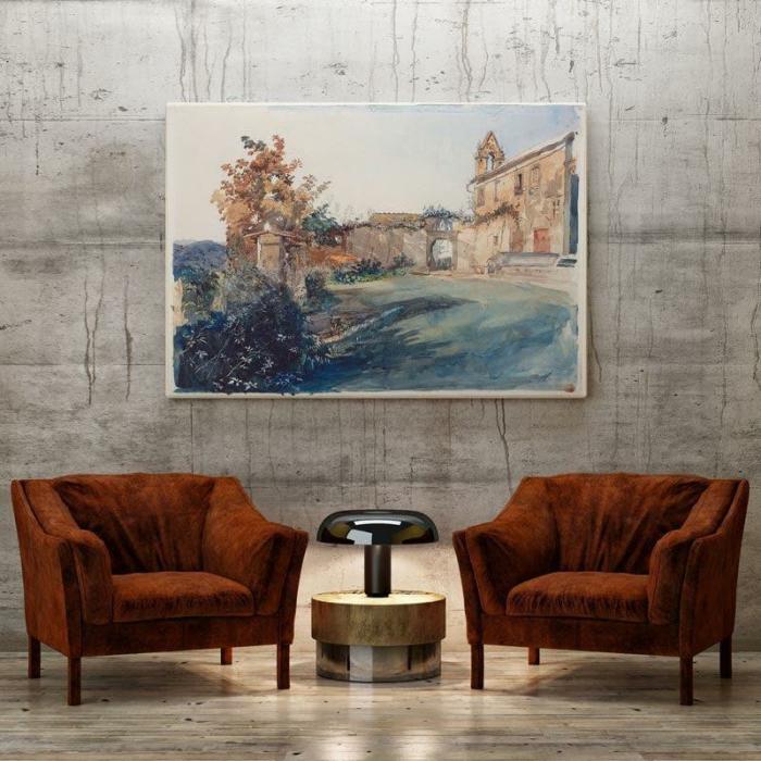 The Evening Wall Painting  |   Wall Art & Paintings Wall Art & Paintings Beige, Blue