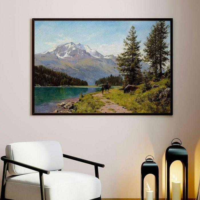 The Lake Wall Painting  |   Wall Art & Paintings Wall Art & Paintings Multicolor