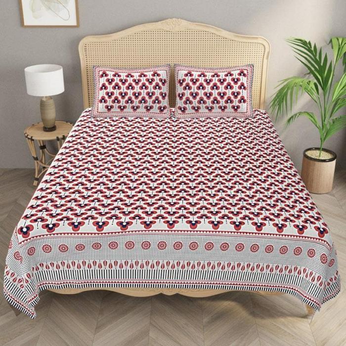 The Lucky Leaf Bedsheet  |   Geometric Bedsheets Bedsheets Geometric Bedsheets