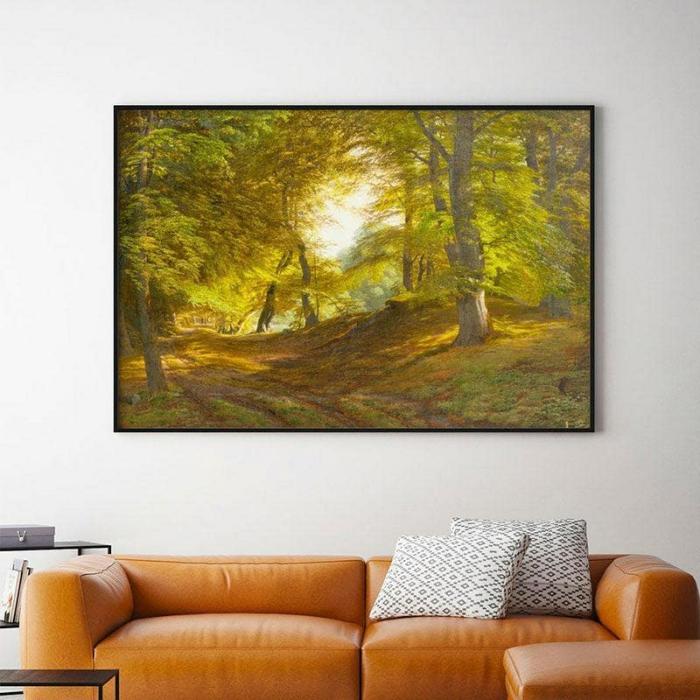 The Woods By Castle Wall Painting  |   Wall Art & Paintings Wall Art & Paintings Multicolor