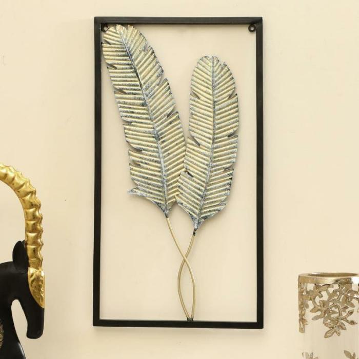 Theodosia Leafy Wall Accent  |   Wall Accents Wall Accents Gold