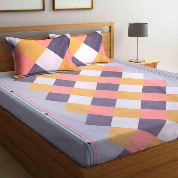 Tiled Trance Bedsheet  |   Geometric Bedsheets Bedsheets Geometric Bedsheets