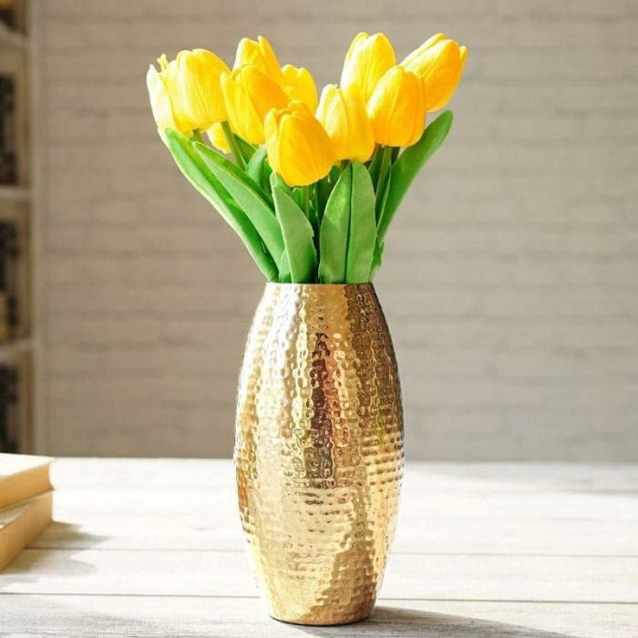 Torale Metal Vase  |   Vases Showpieces, Vases & Accent Bowls Gold