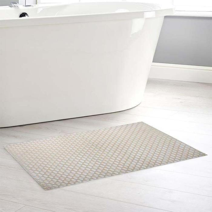 Transparent Anti Slip Crossline Shower Mat  |   Bath Mats Bath Linens Bath Mats