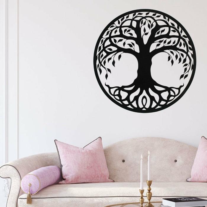 Tree Of Life Wall Art  |   Wall Accents Wall Accents Black