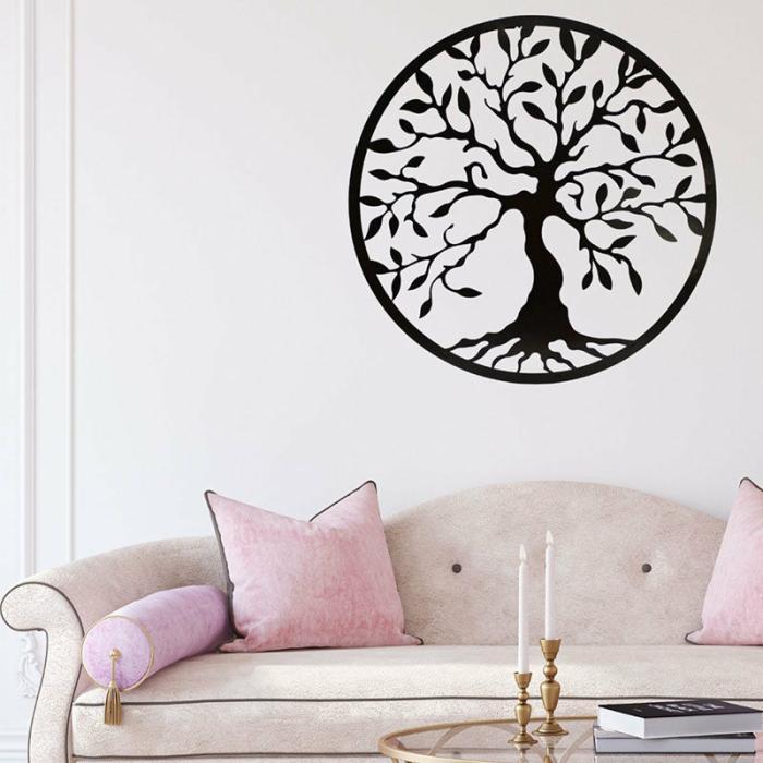 Tree Of Tranquility Wall Art  |   Wall Accents Wall Accents Black