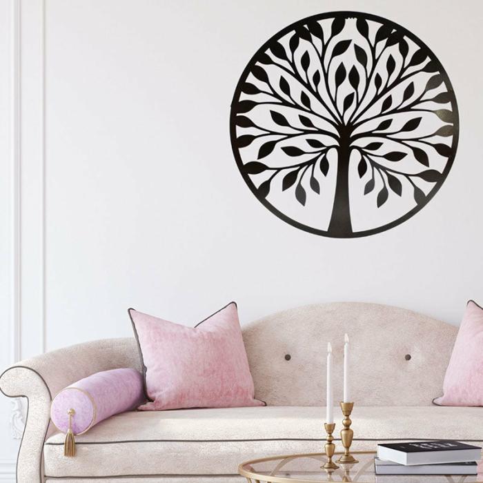 Tree Of Truth Wall Art  |   Wall Accents Wall Accents Black