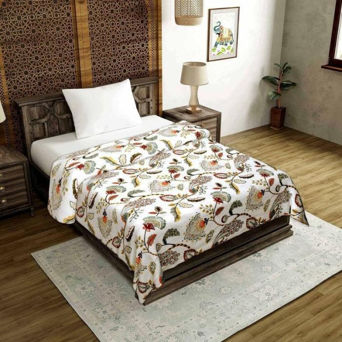 Tropical Lush Mulmul Dohar  |   Dohars, Razai & Blankets Bedding Dohars, Razai & Blankets