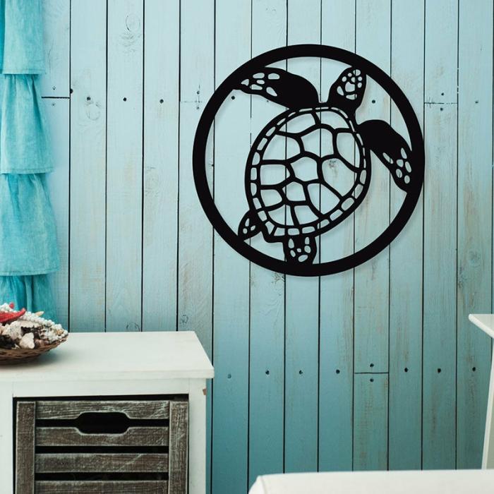 Turtle Wall Art  |   Wall Accents Wall Accents Black