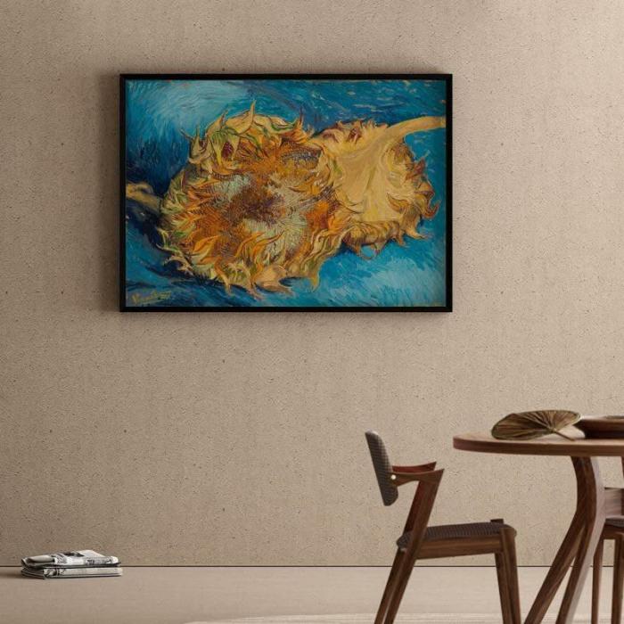 Two Cut Sunflowers By Vincent Van Gogh  |   Wall Art & Paintings Wall Art & Paintings Multicolor