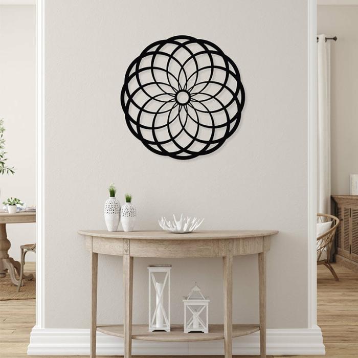 Velma Mandala Wall Art  |   Wall Accents Wall Accents Black