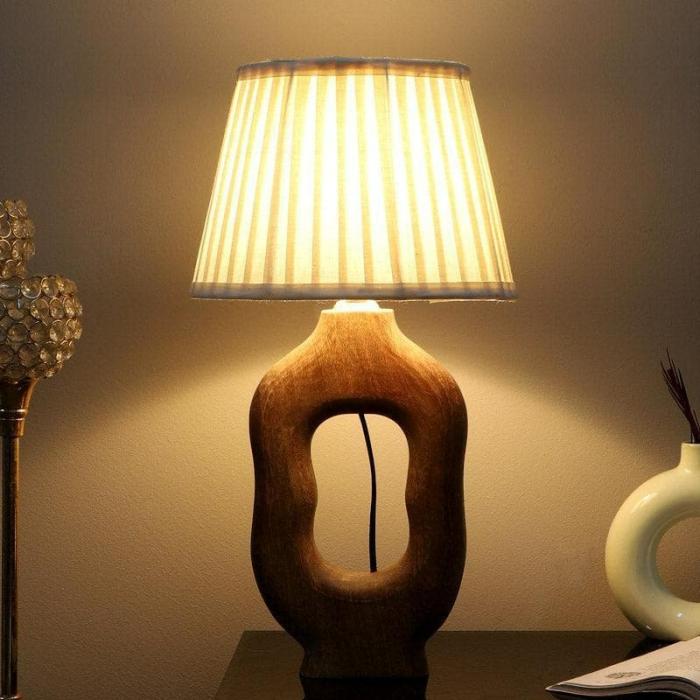 Vesara Myna Table Lamp  |   Table Lamps Lamps & Lighting Beige