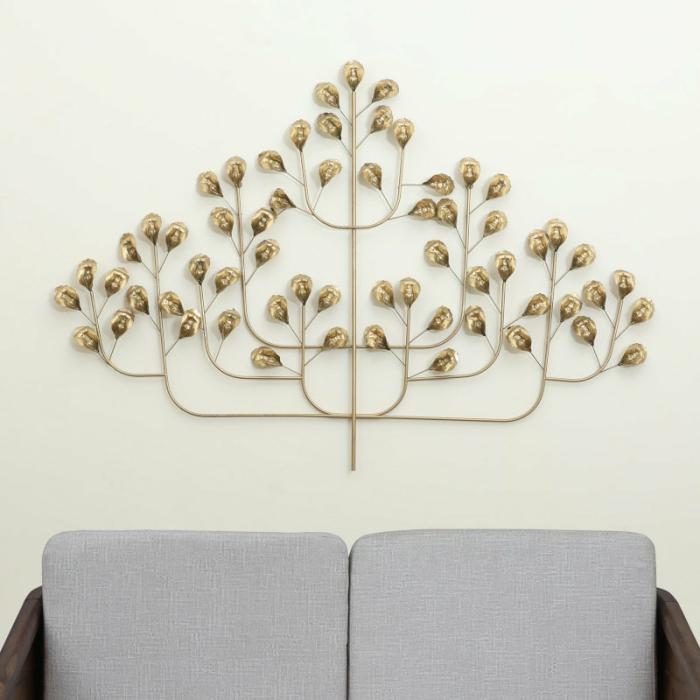 Vinsetova Tree Wall Decor  |   Wall Accents Wall Accents Gold