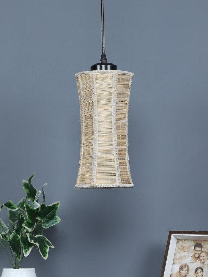 Vintage Cane Hanging Lamp  |   Ceiling Lamps Ceiling Lamps Beige