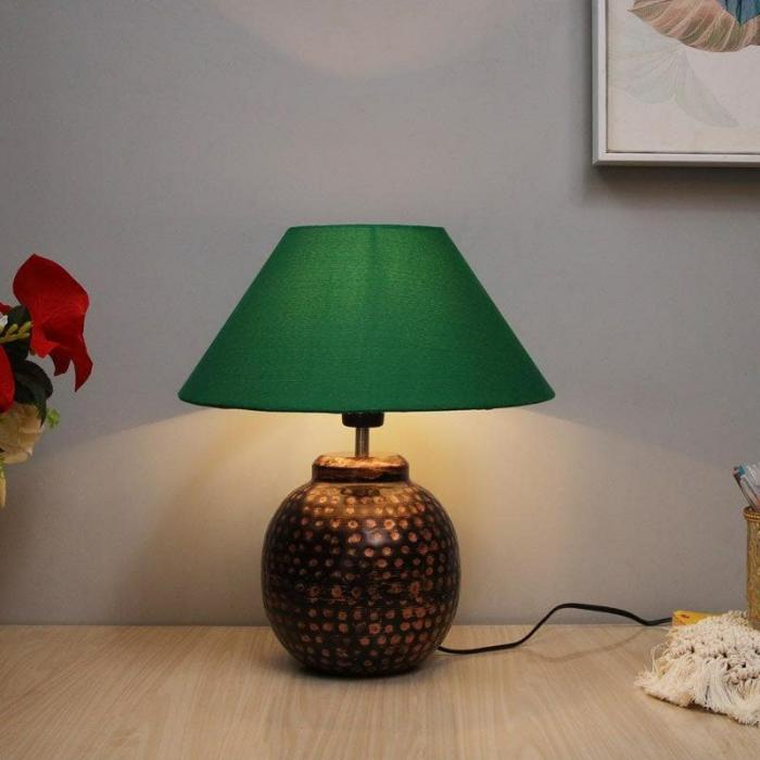 Vintage Charm Table Lamp  |   Table Lamps Lamps & Lighting Green, Bronze