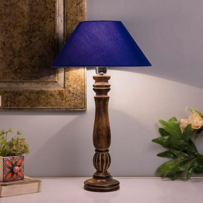 Vintage Victorian Table Lamp  |   Table Lamps Lamps & Lighting Black, Blue