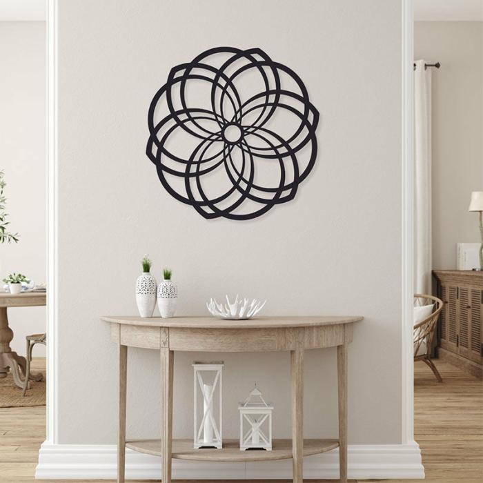 Vista Mandala Wall Art  |   Wall Accents Wall Accents Black