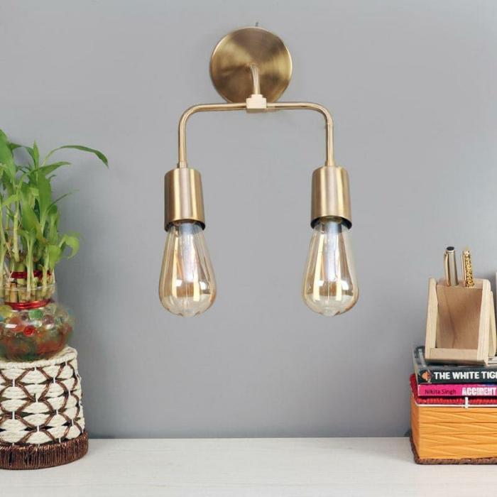 Vitae Wall Lamp  |   Wall Lamps Lamps & Lighting Gold