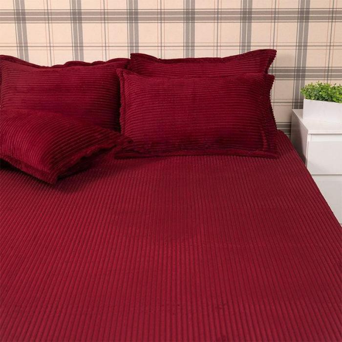 Warm Cosy Bedsheets  |   Solid Bedsheets Bedsheets Maroon