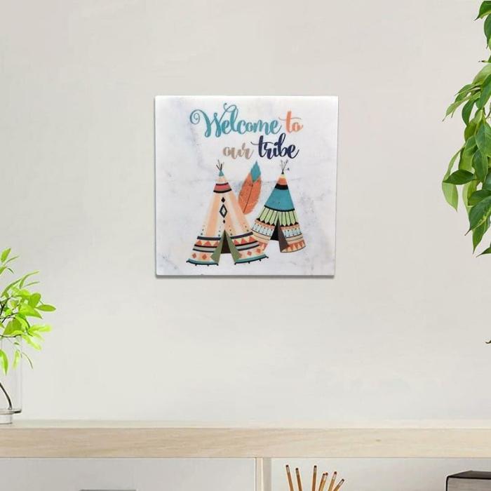 Welcome To Our Tribe Wall Accent  |   Wall Accents Wall Accents Multicolor