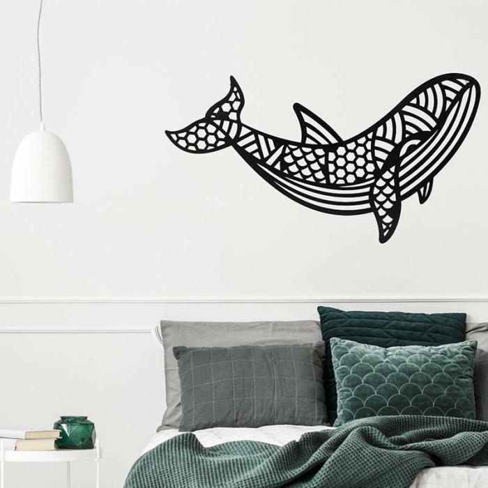 Whale Wall Art  |   Wall Accents Wall Accents Black