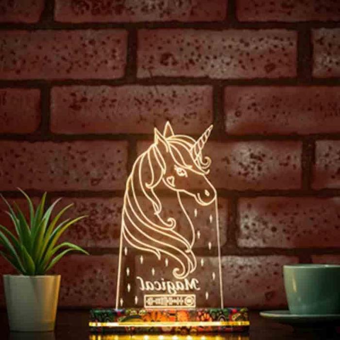 Whimsical Unicorn Lamp  |   Table Lamps Lamps & Lighting Table Lamps