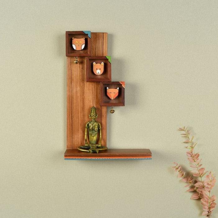 Wild Whimsy Wall Shelf  |   Wall Shelves Wall Decor Brown